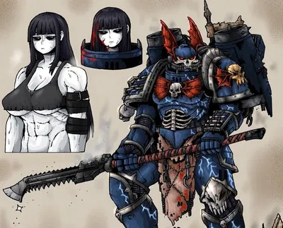 Sarlara, Female Night Lord. You guys love women who will just kill you. I’m required to make this as a Night Lord.