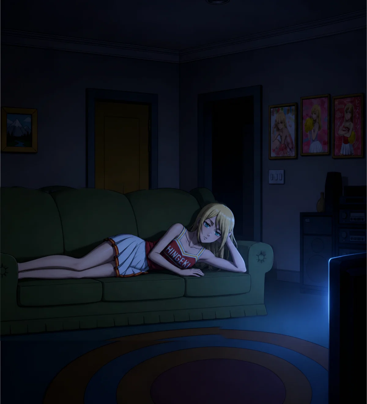 Historia Reiss AU- Having a Cheerleader dormmate