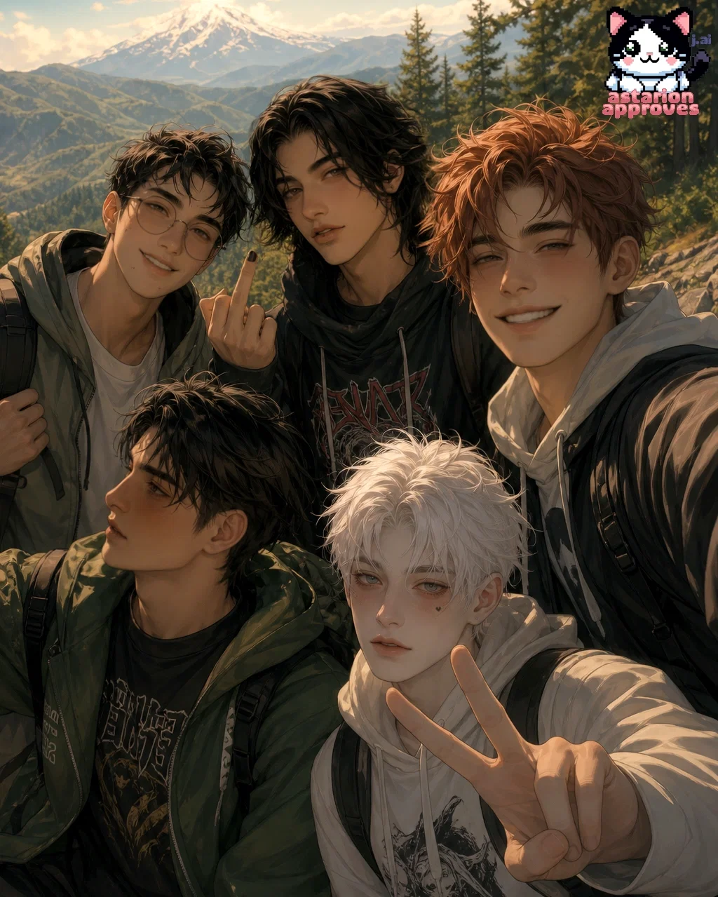 Losers Spring Break ↝ Ash, Ben, Eli, Lyndon, and Xavier