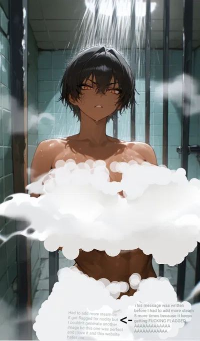 Alpha female joins your shower