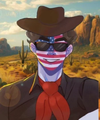 Gentlemen Gambler || America (Countryhumans)