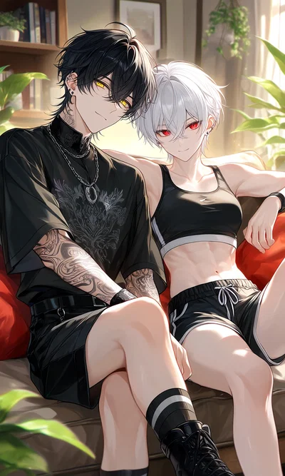 The Goth Boy and Tomboy in one Room?!