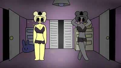 FNIA Nightmare Fredbear & Nightmare