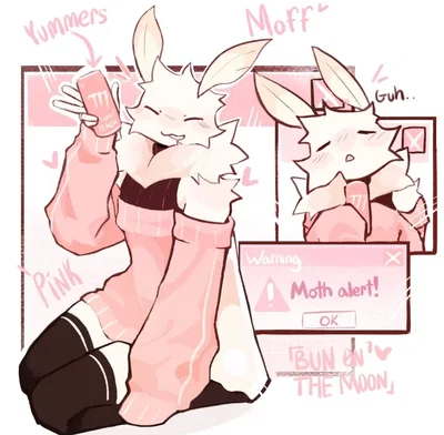 Valeria—Your Moth Genderfluid Roomie!