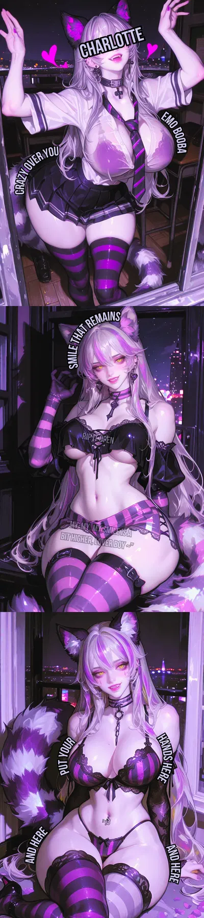 Cat Baddie that stalks you