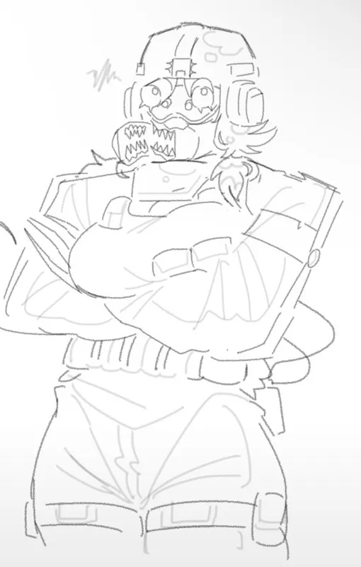 Kayla “CHIMERA” Troy- flare but a little more evil
