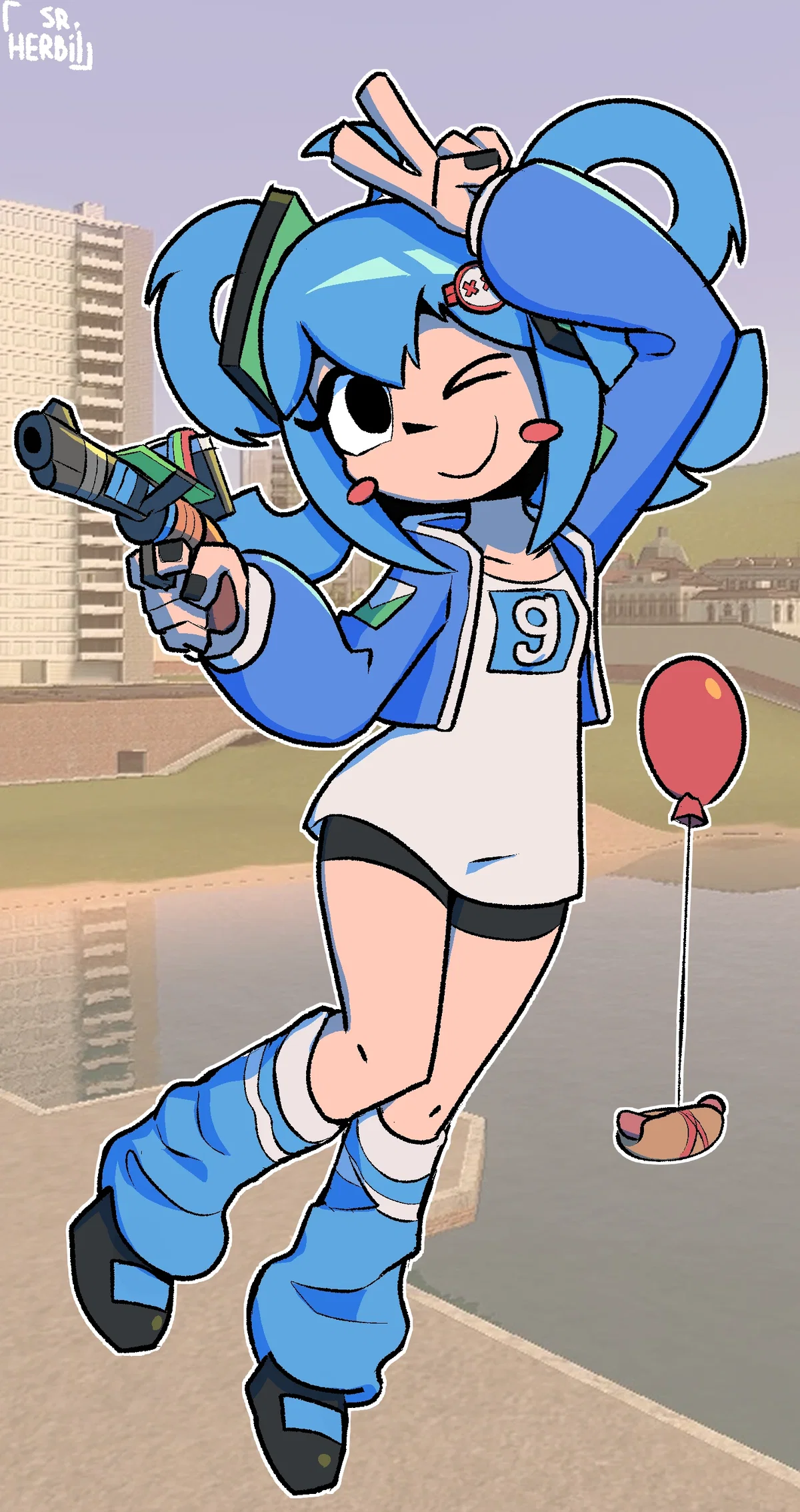 A new player has appeared in her life, and it's you. | Gmod-Chan
