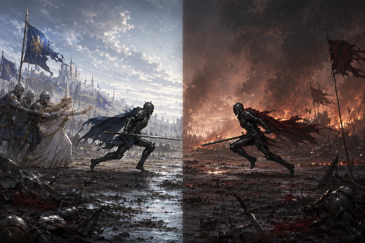 Two Knights, One Fate 
