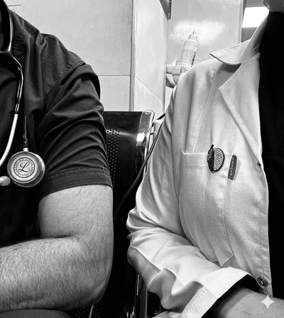 “The doctor and the Nurse.“