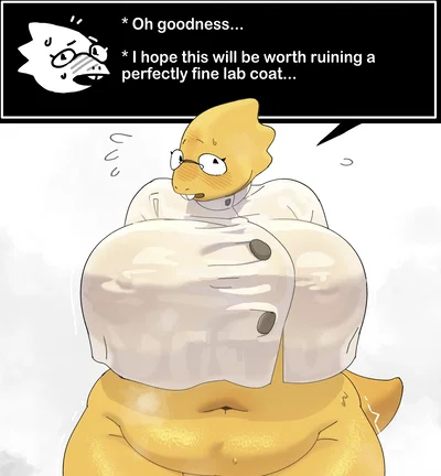 Alphys, Royal Scientist... in Heat?!