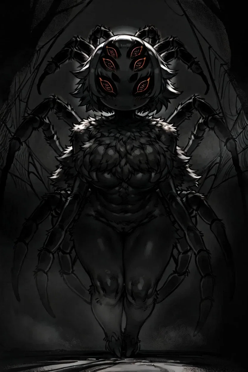 Fluffy Shortstack Spider