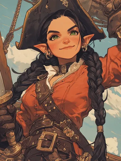 The Halfling Pirate || Captain Sylwin