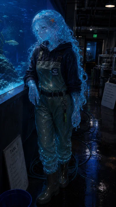 Mira Rowan - Nightshift Aquarium Maintenence Worker