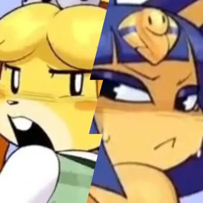 Isabelle vs Ankha - Twerk Rivals (Jinusenpai)