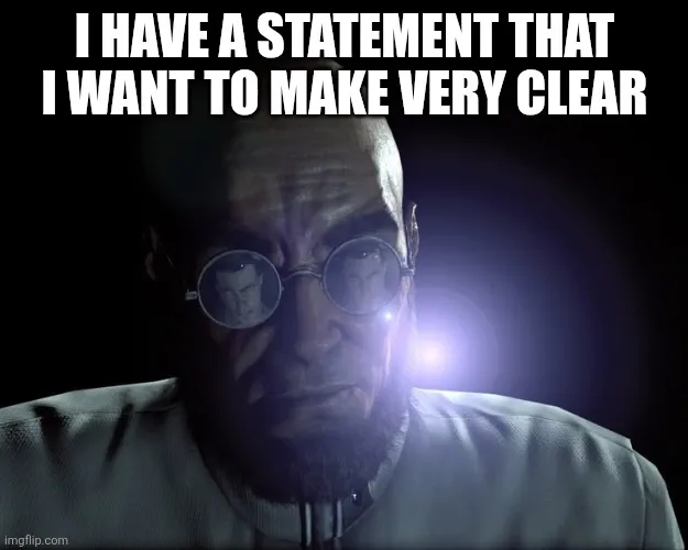 Making something clear