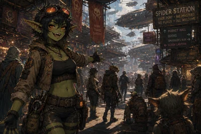 Mirv [Goblin Mechanic and Guide] - [The Magic Spider]