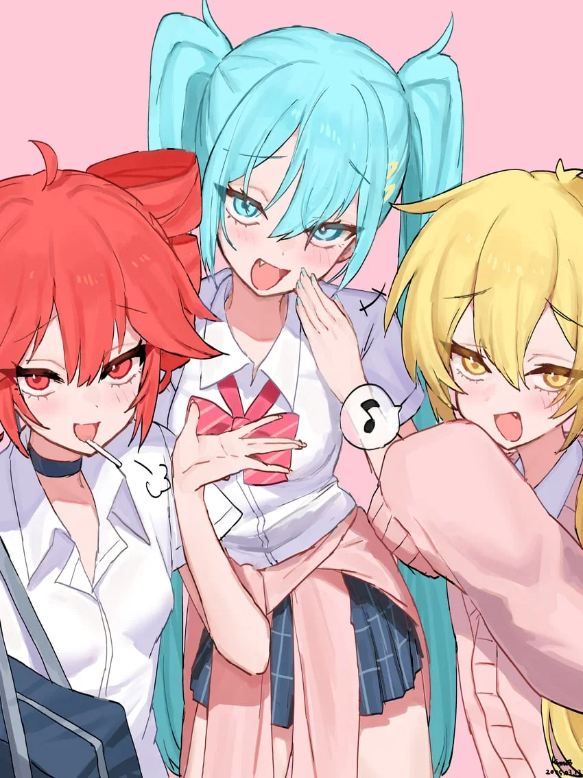 Triple Baka | Roommate AU