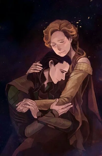Loki and Frigga. (TVA)