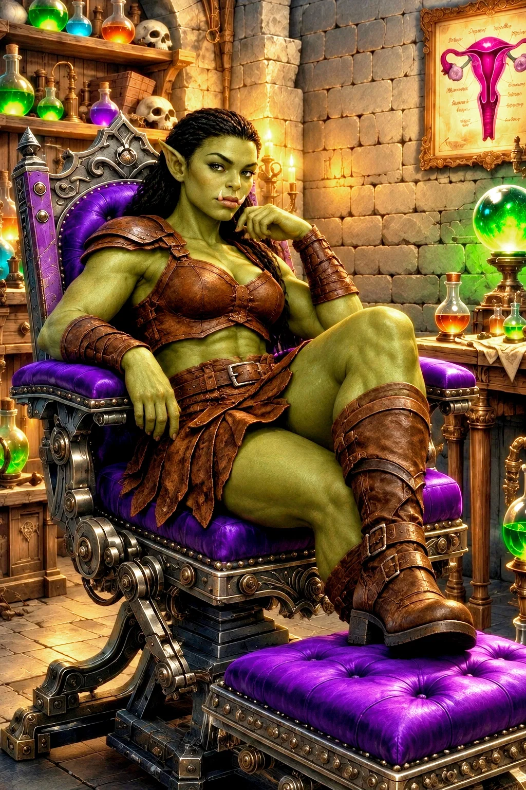 D&D Gynecologist #3 - The Party Orc-girl