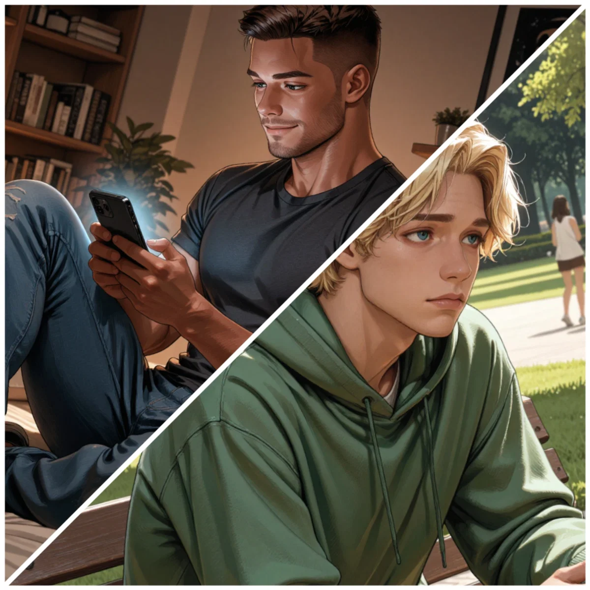 The boys from Foxglove Court