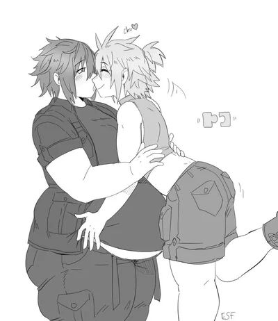 Morgan & Arthur — your childhood friend and his feeder bf.