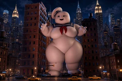 Mrs. Stay Puft | The Stay Puft Marshmallow Woman that loves you