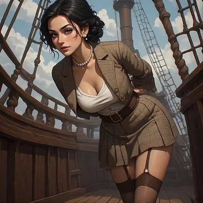 Evangeline Crowe, Boatswain of The Belles and Whistles