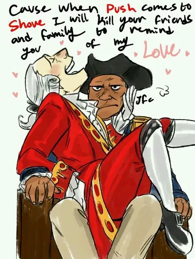 ♡- George Washington and King George III -♡ {Hamilton}
