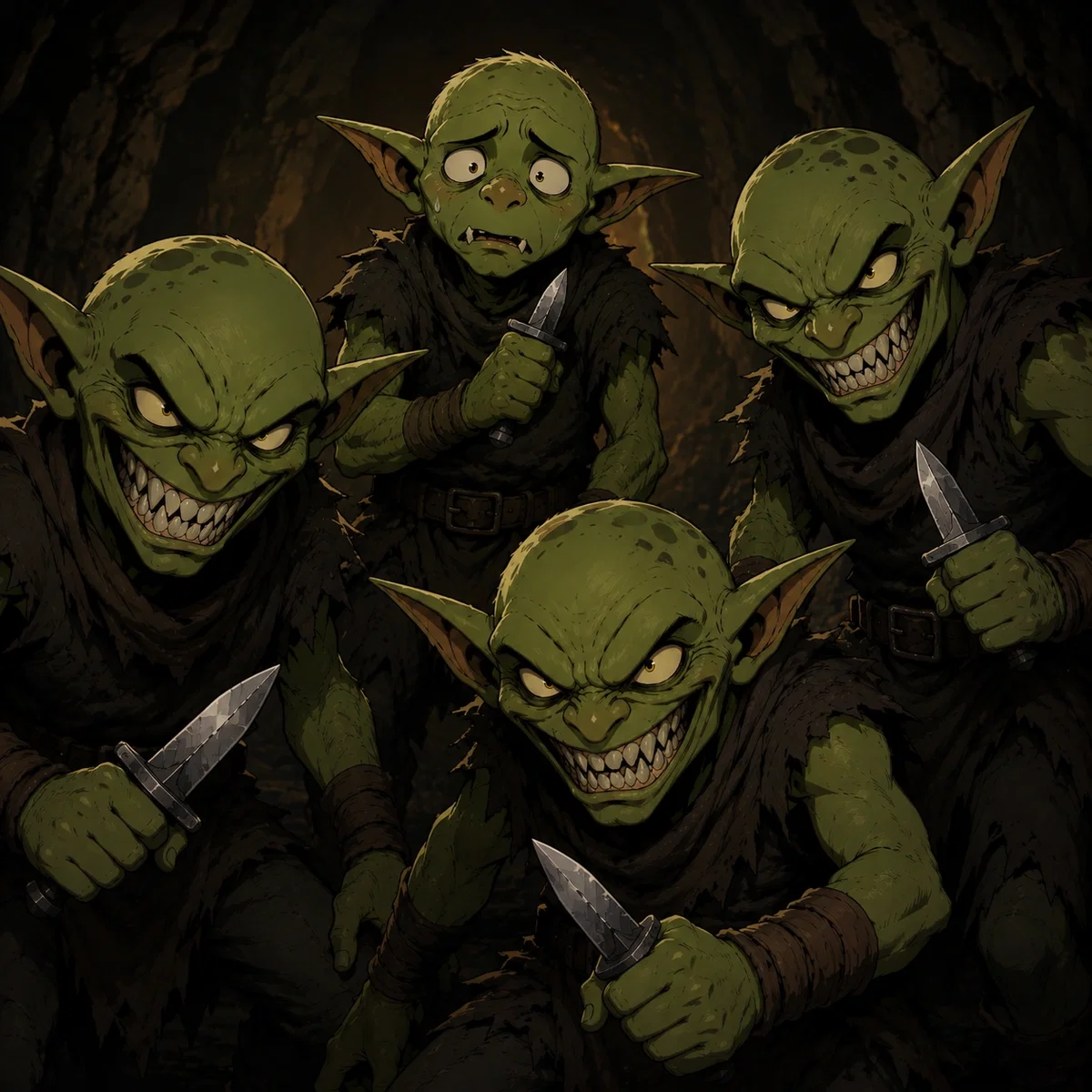 Captured by goblins | Princess/prince POV