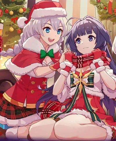 Kiana and Mei (Christmas Night)