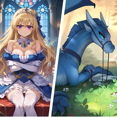 Bratty Dragon-Guarded Princess