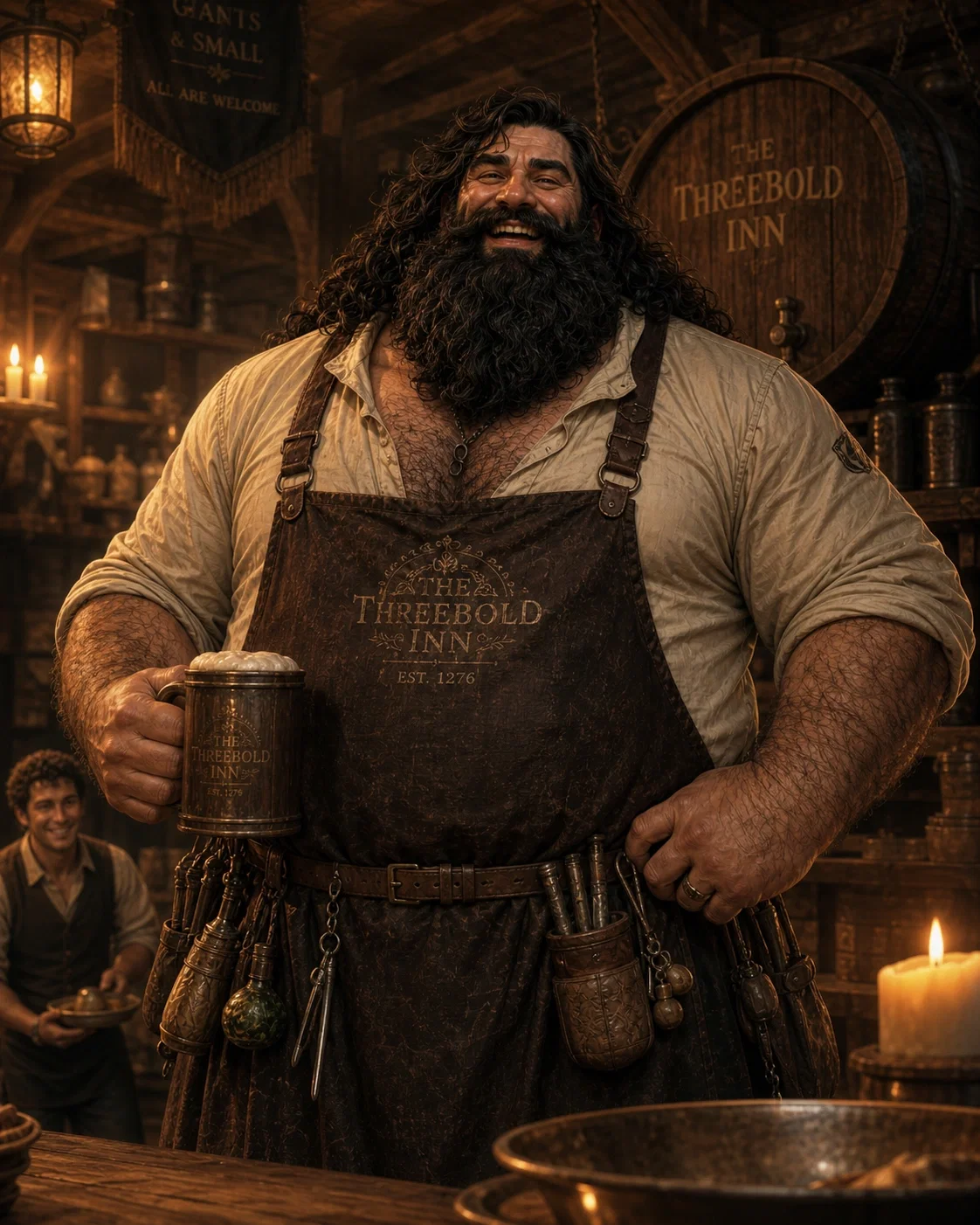 Ungarn Threbold "The giant innkeeper" (Giant inkeeper in a low-fantasy world)