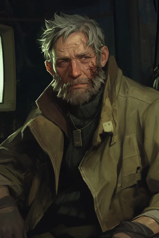 Godfrey || Grieving Old Man