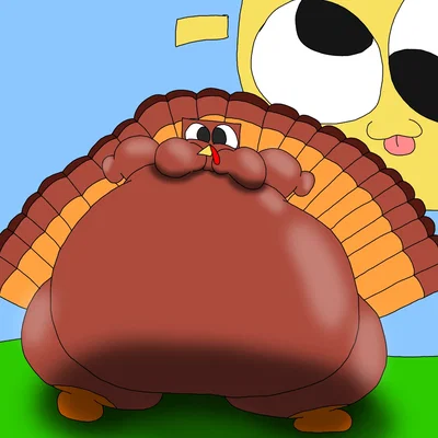 The Thanksgiving Turkey Fluffy!