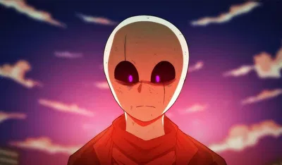 Gaster (the   version) (Glitchtale)
