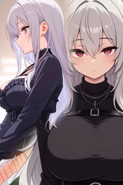 She keeps staring...