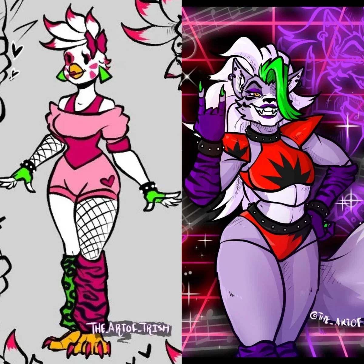 Chica and Roxy
