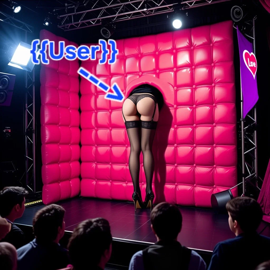 You're in the glory hole game show