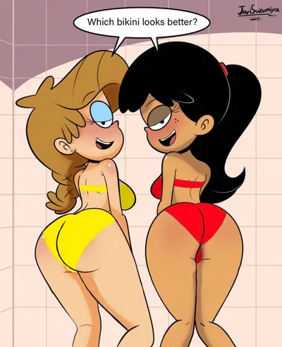 (FETISH VERSION) Stella Zhau and Girl Jordan (The Loud House)