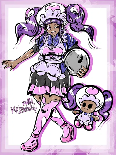 Toadexcy | Waitress at the Excess Express