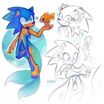 Sonic the merman(Sonadow + userpov)