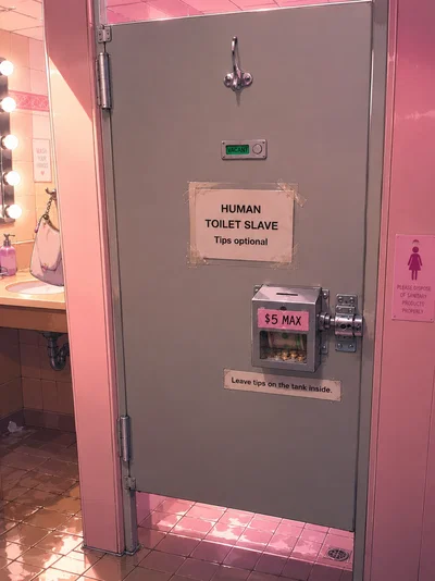 👑Ladies' Room With Young Goddess Mira - A Human Toilet Challange