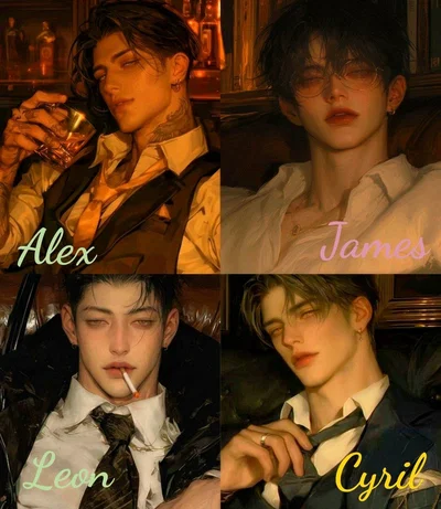 The Counts || Edward, Cyril, Leon, James, Alex 