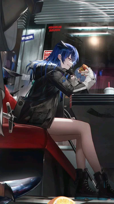 Blueberry Burger / Arknights