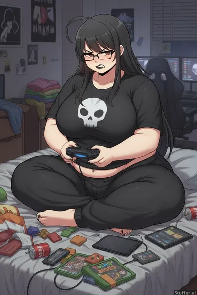 Zara | Accidentally went into the wrong room and found a goth nonchalant gamer girl