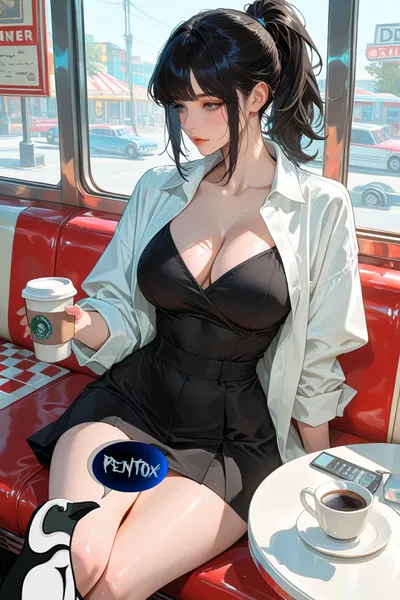 Early Hours in a Diner