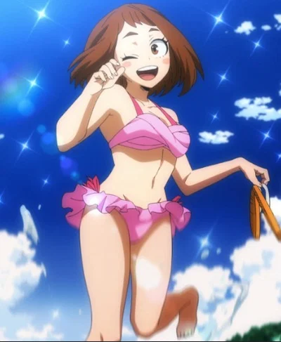 Wrestling with uraraka