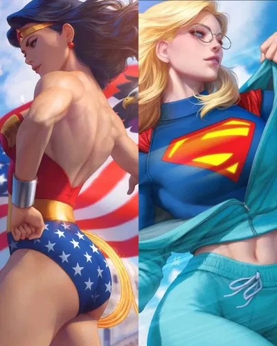 Wonder Woman & Supergirl