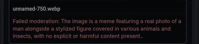 "No harmful content" LET IT THROUGH THEN