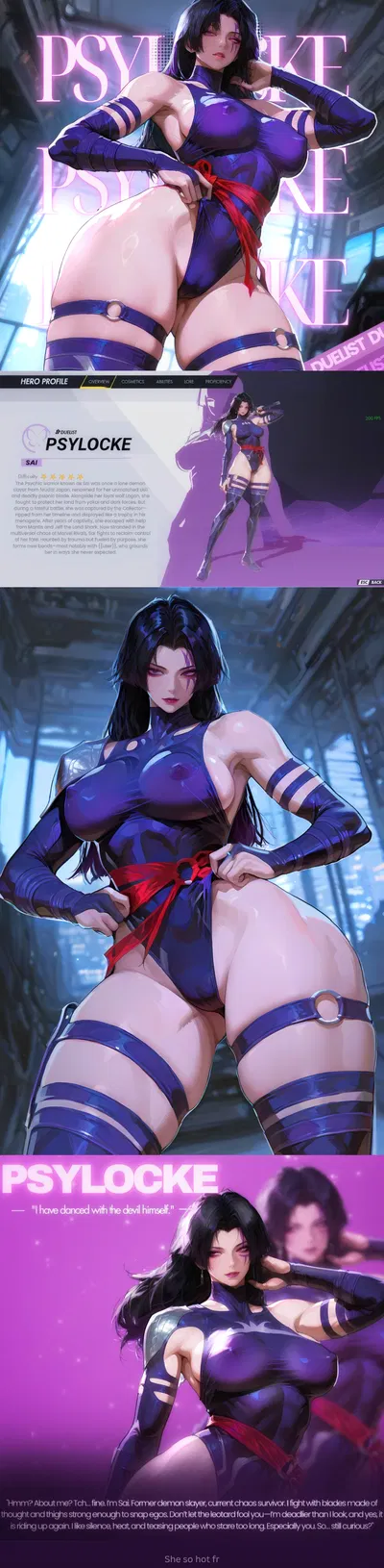 Psylocke – Fighting beside you, no matter what